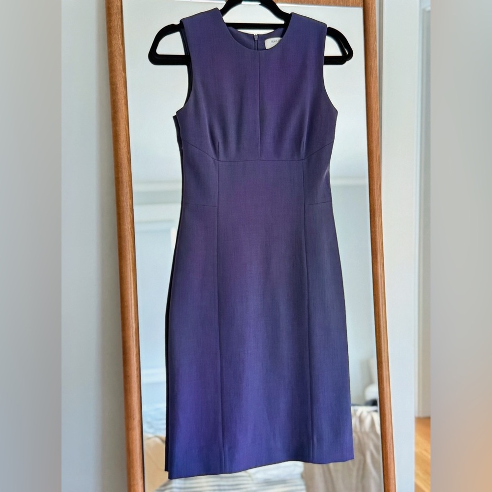 MM Lafleur Deep Purple Midi Dress